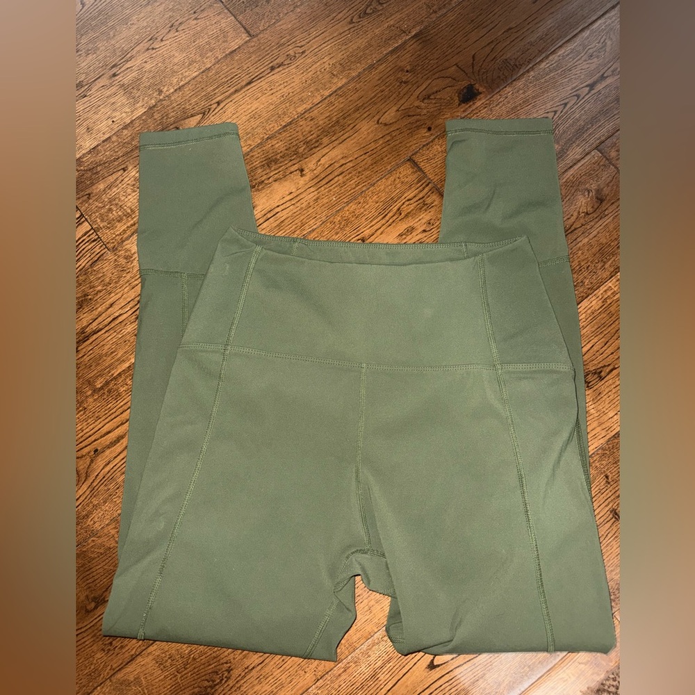 BuffBunny Olive Green High-Waist Leggings